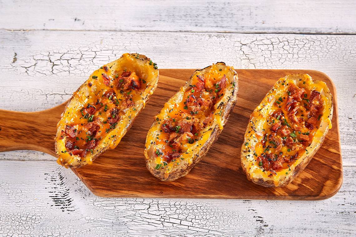 Russet Potato Recipes: Crispy Russet Potato Skins