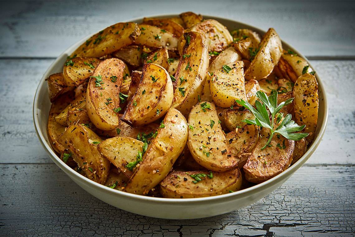 Roasted Potato Wedges Recipe