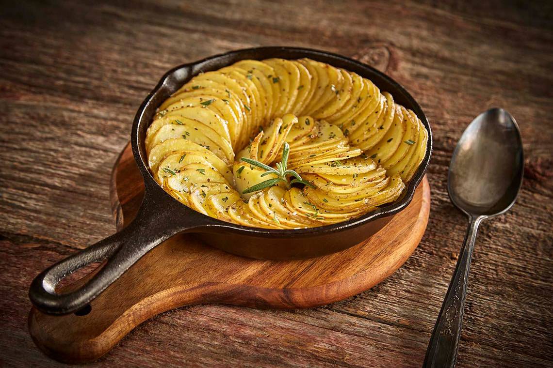 Roasted Yellow Skillet Potatoes