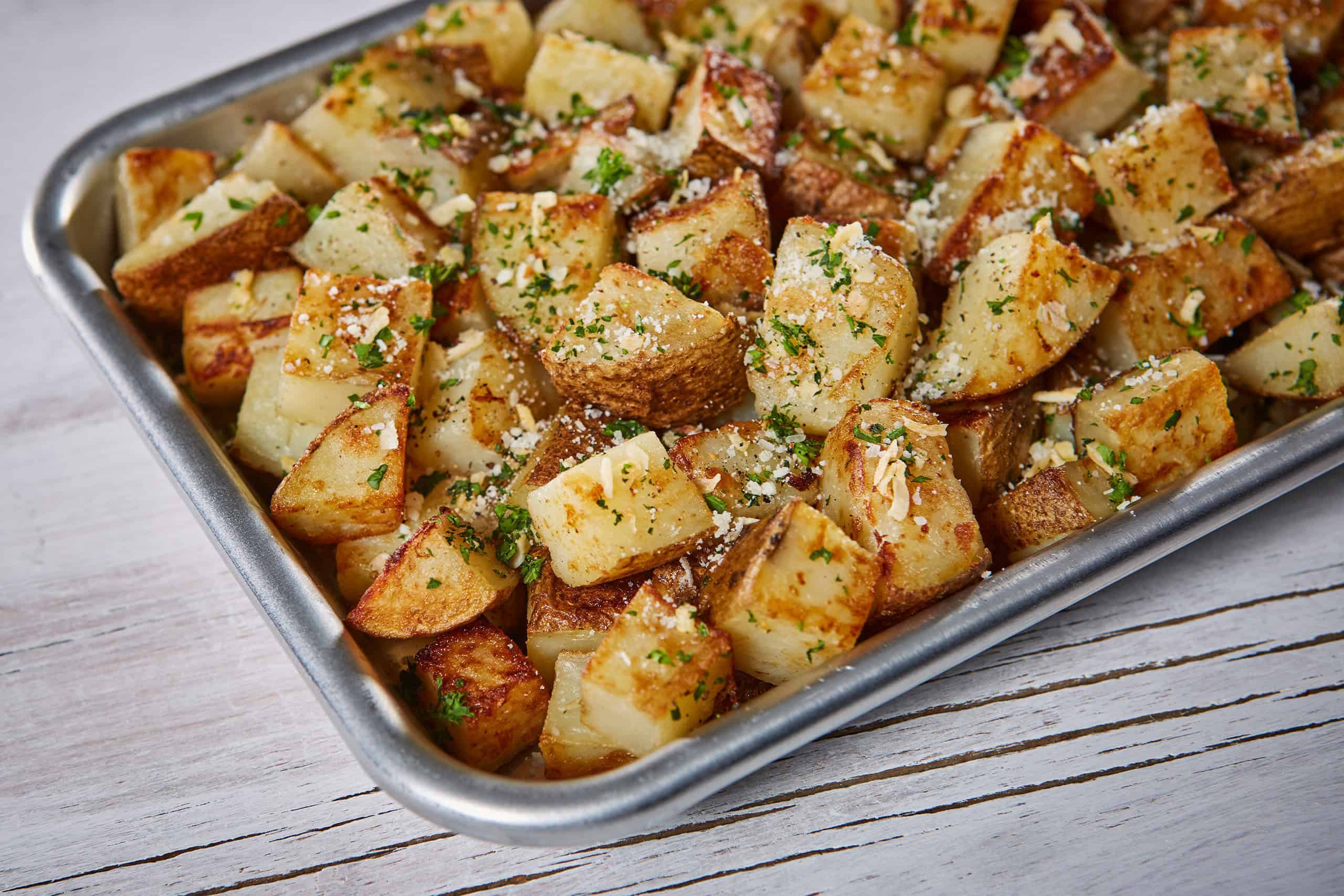 Garlic Parmesan Roasted Potatoes