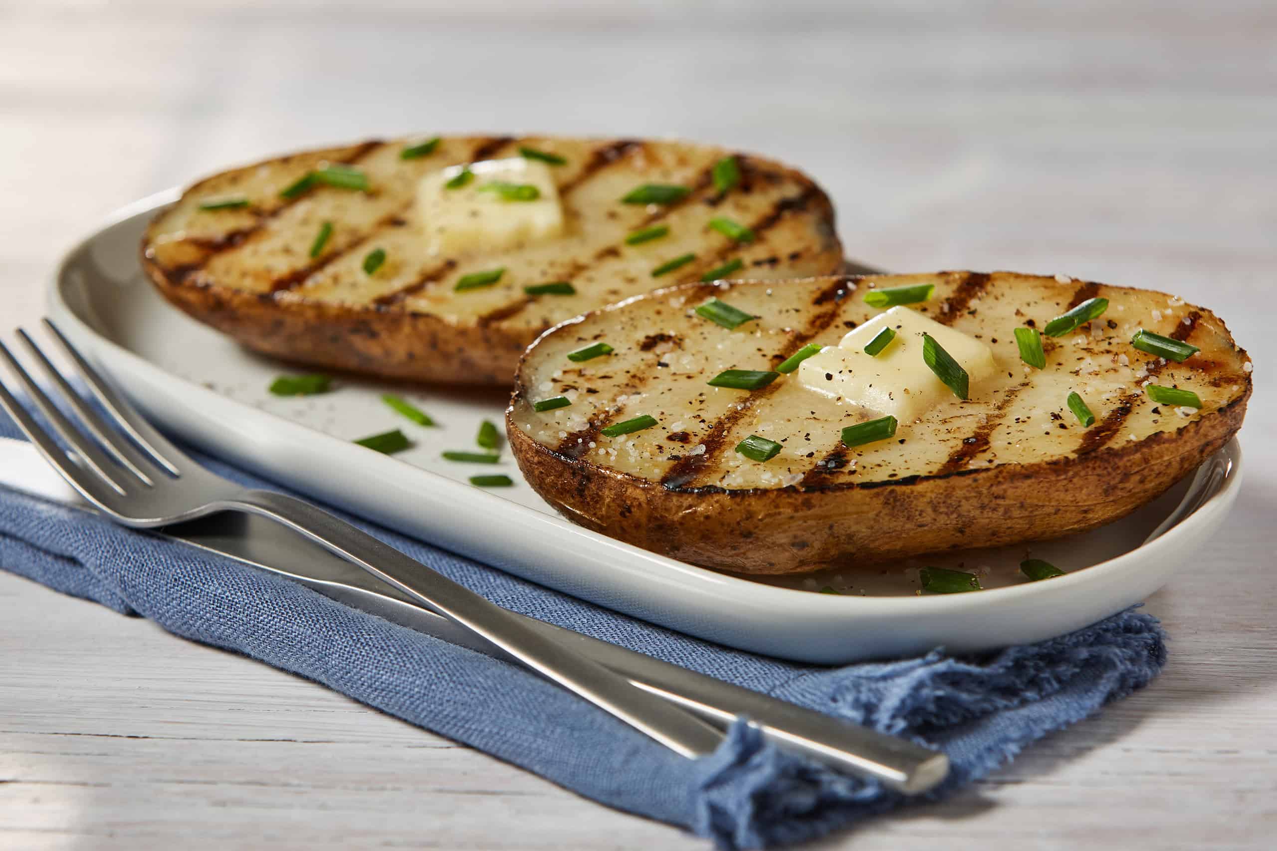 Grilled Russet Potatoes