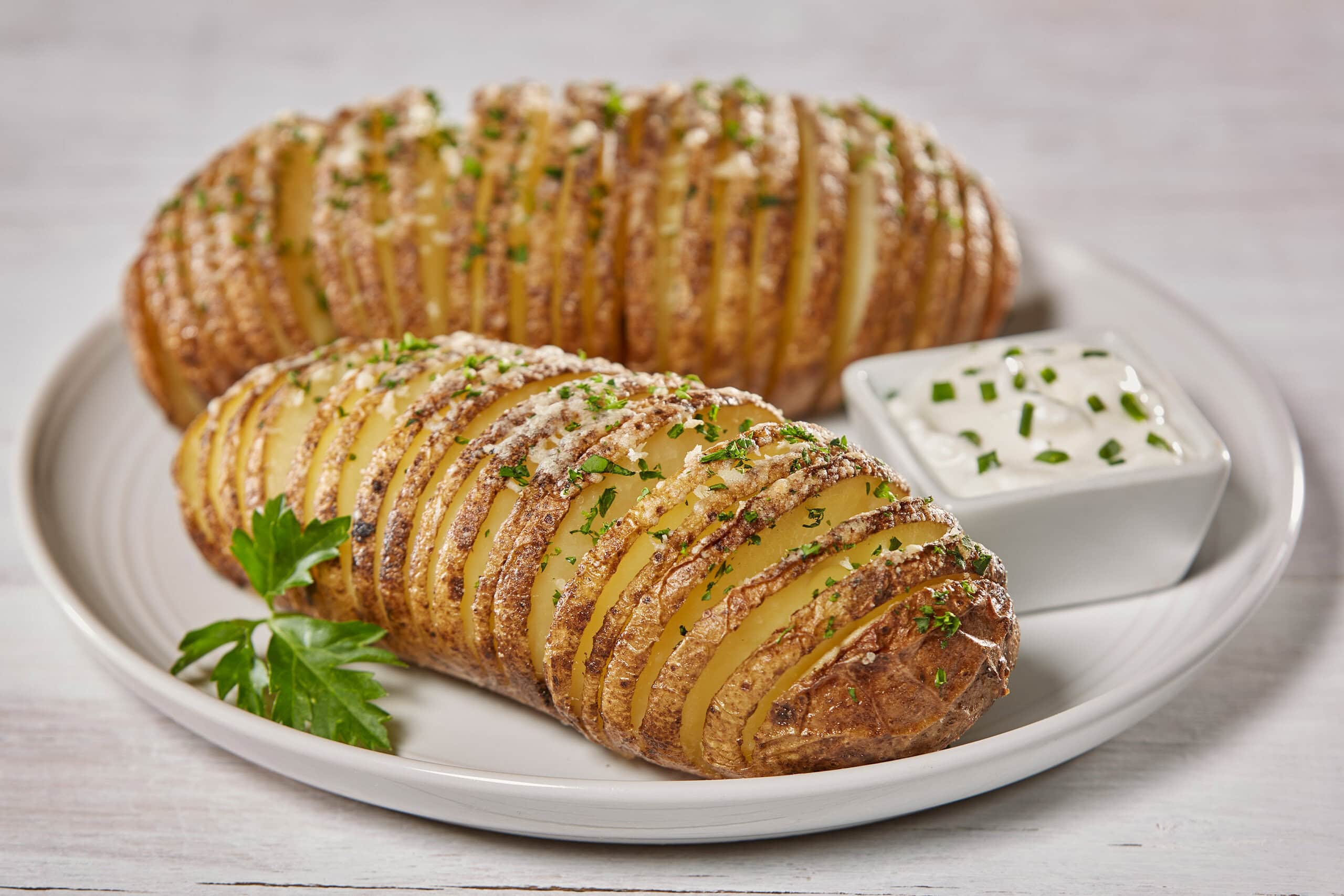 Hasselback Potatoes - Russet Potatoes