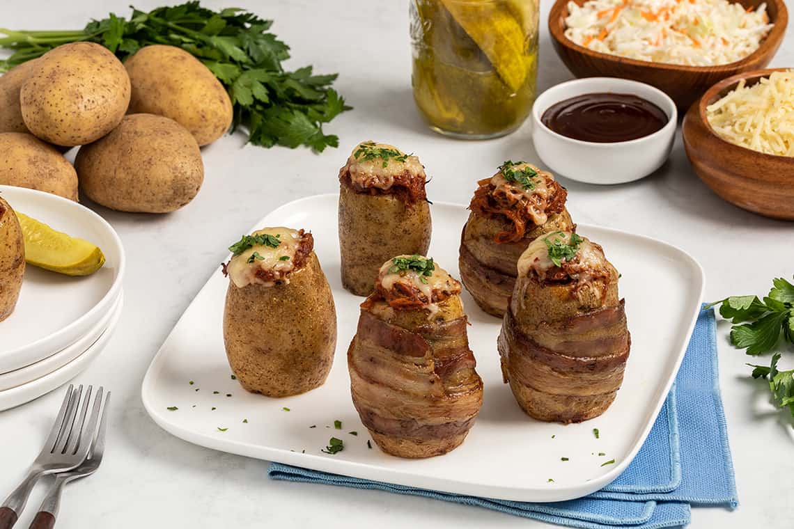 BBQ Volcano Potatoes