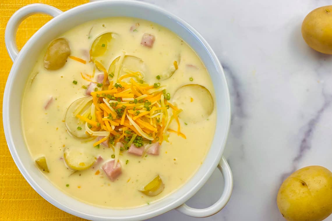 Cheesy Potato and Ham