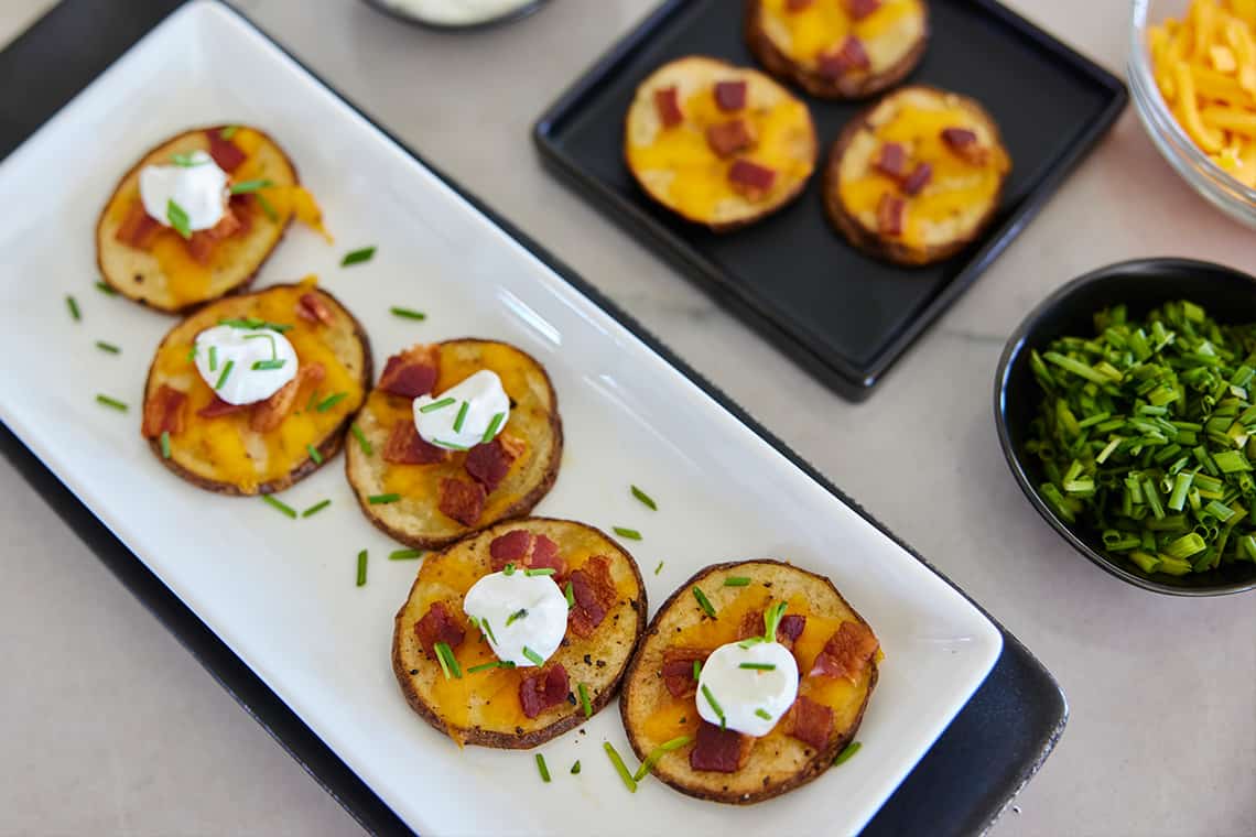 Air Fryer Crispy Potato Sliders