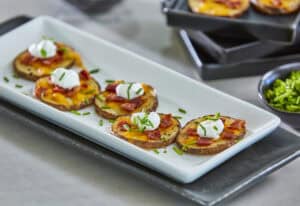 Loaded Russet Potato Appetizer