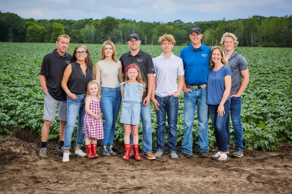 Wingard at their Potato Farm